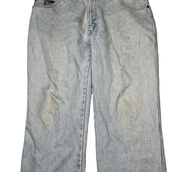 Bugle Boy VTG 90s Relaxed Fit Straight Leg Dad Jeans Light Wash Mens 38x30 - Picture 4 of 6